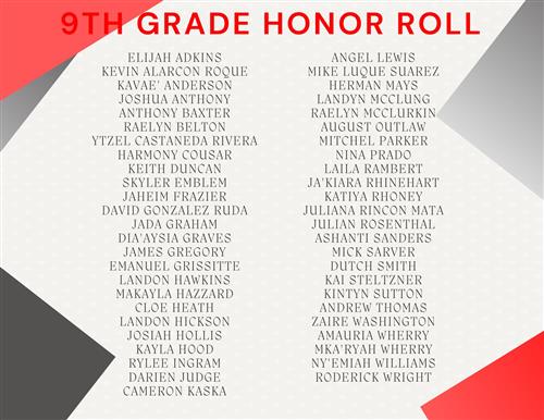 9th Honor Roll
